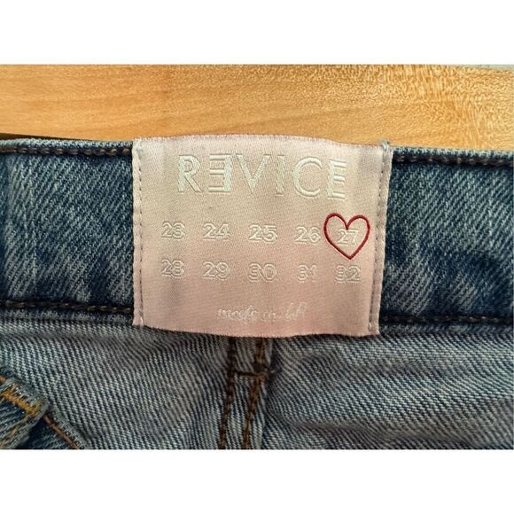 REVICE denim v cut viper jeans low waisted sz 27 - Picture 3 of 8